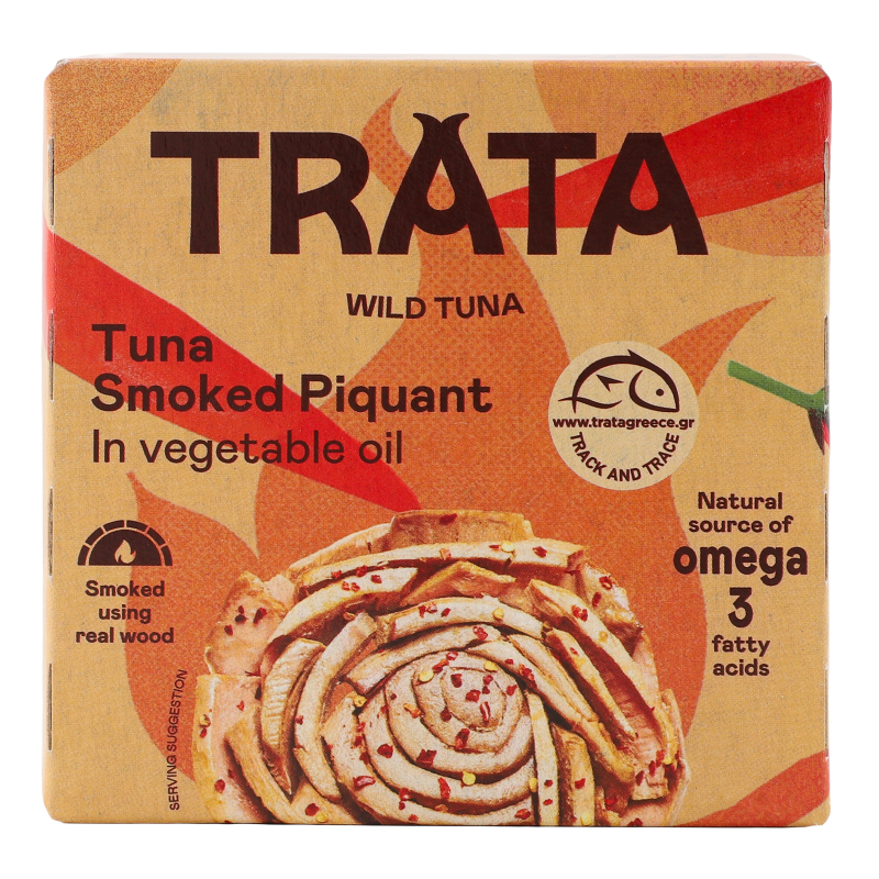 Тунець копчений пікантний Trata к/у