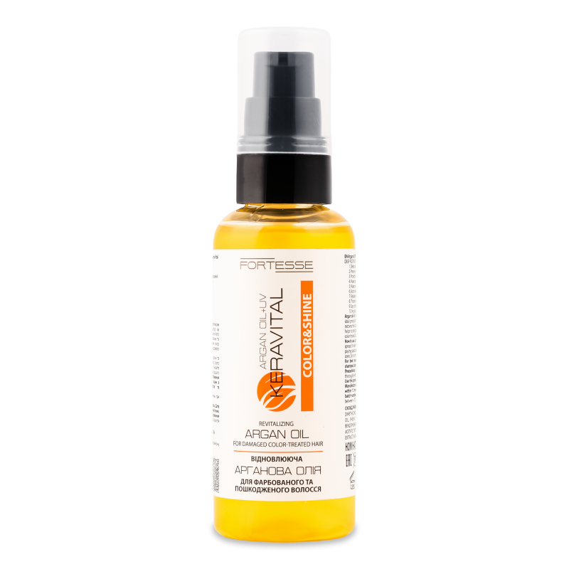 Олія д/волосся KeraVital Color&Shine арганова з UV-фільтром 60мл спрей Fortesse