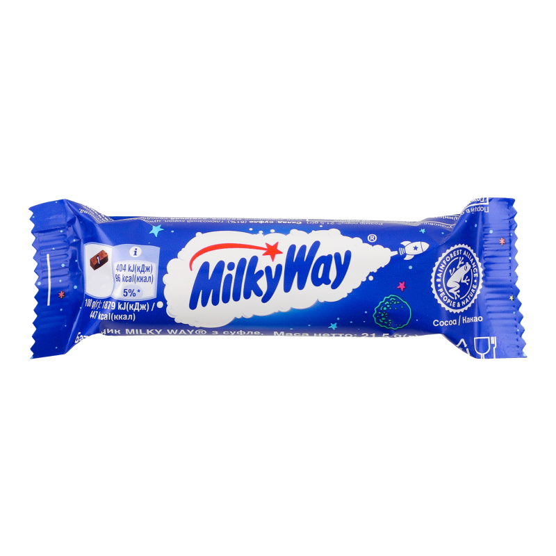 Milkyさま専用！ Батончик с суфле покрытый молочным шоколадом Milky Way м/у 21.5г