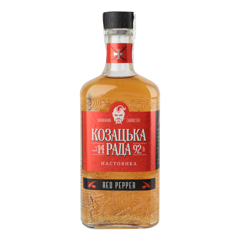 Настойка 0.5л 40% Red pepper Козацька Рада бут Козацька Рада