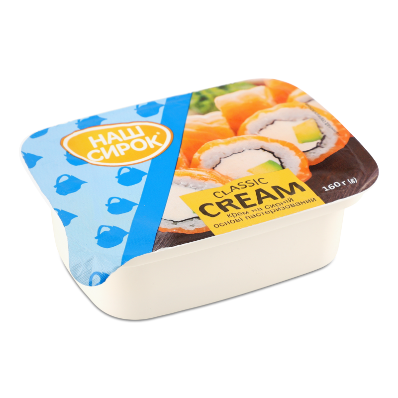 Крем на сирній основі Classic 60% 160г Наш сирок