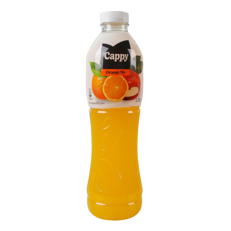 Напиток соковый пастеризованный Апельсин-яблоко Orange mix Cappy п