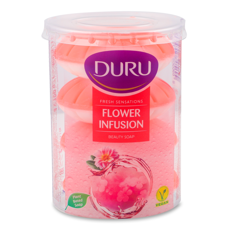 Мило Fresh Sensations Квіткова хмара 4*100г тубус Duru