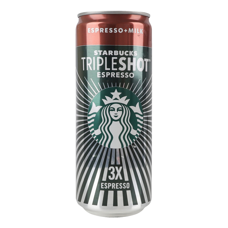 【nacco】Starbucks touch the drop Напиток молочный с кофе Espresso Tripleshot Starbucks ж/б 300мл