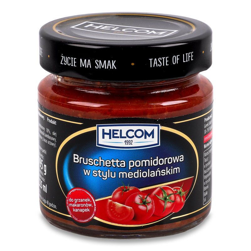 Брускетта Міланська з помідорами 225мл твіст/б Helcom