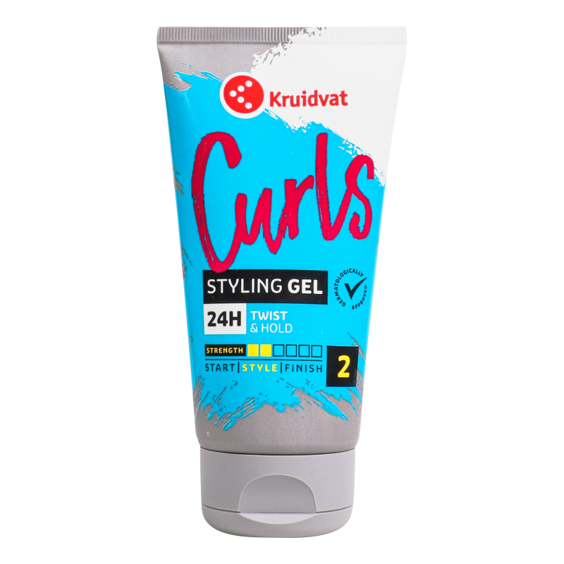 Гель для укладки волос Curls Twist&Hold Kruidvat 150мл Kruidvat(8719179587909) купить в