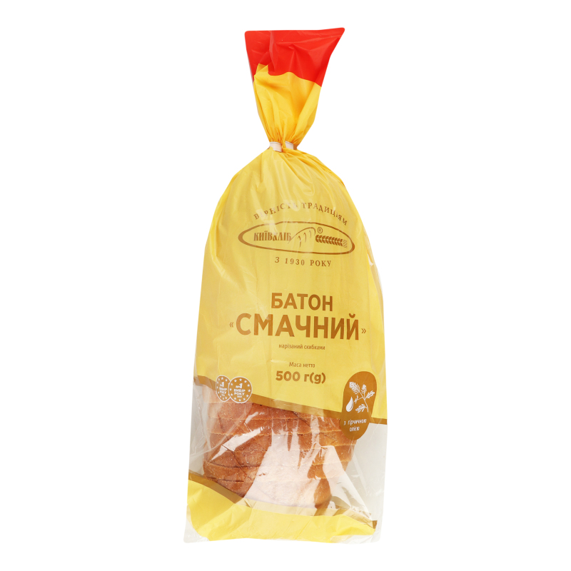 Батон нарізний Смачний Київхліб м/у