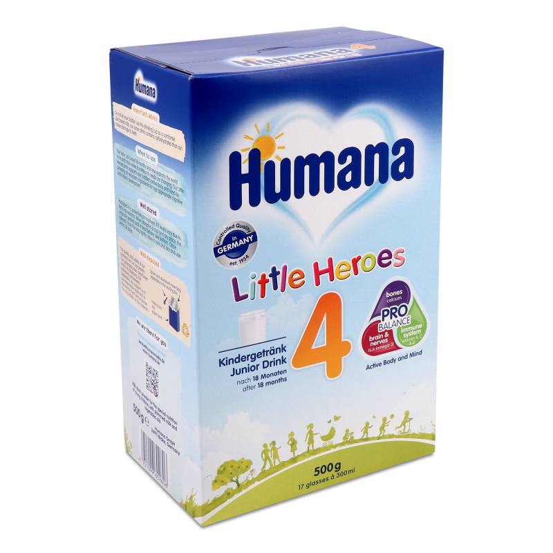 Суміш молочна 4 від 18місяців 500г Humana