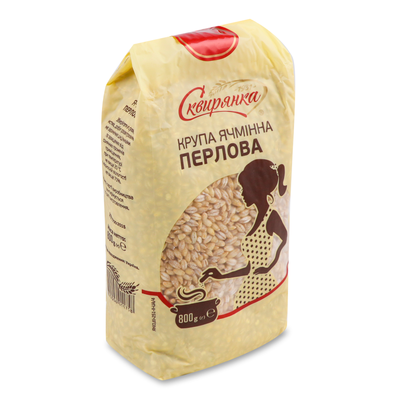 Крупа ячмінна перлова 800г Сквирянка