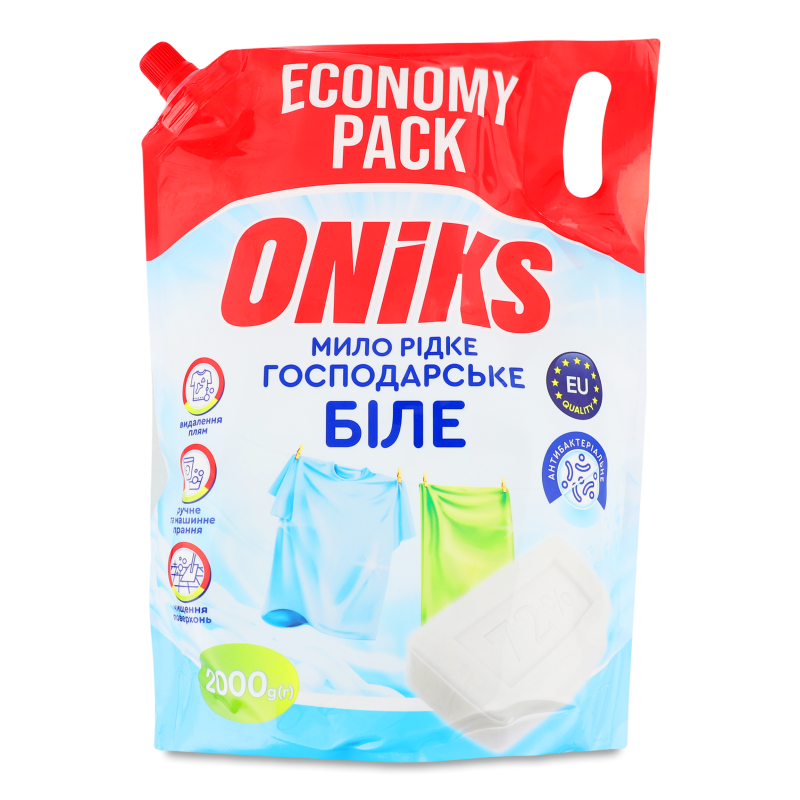 Мило рідке господарське біле 2000г д/п Онікс