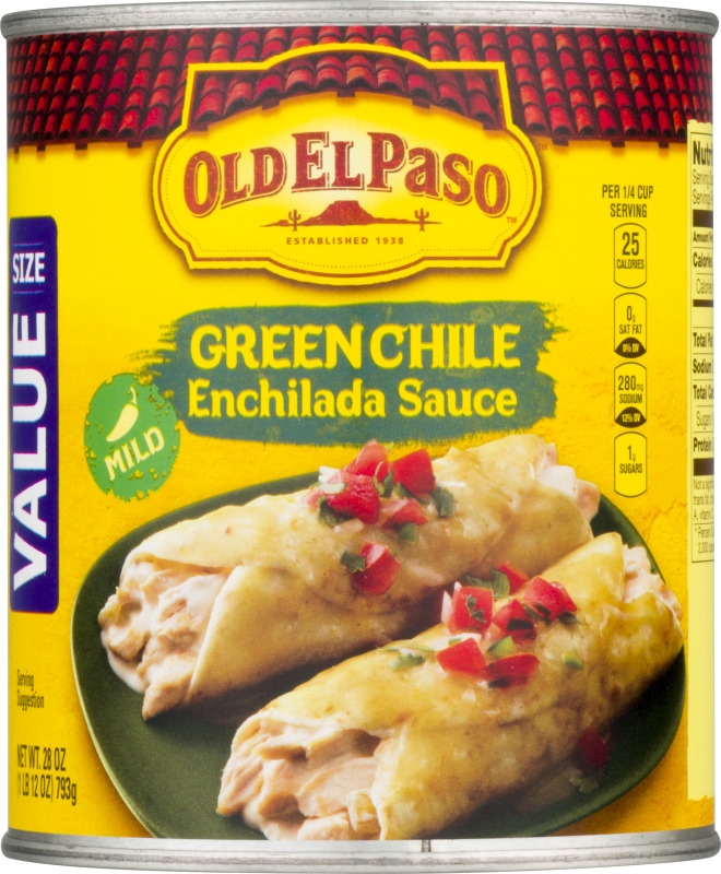 Old El Paso Green Chile Enchilada Sauce Mild Old El Paso(46000721828