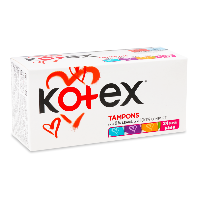 Тампони Ультра Сорб супер 24шт Kotex