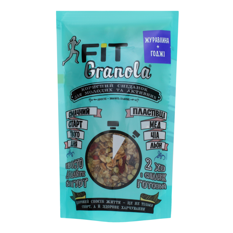 Гранола Журавлина+годжі Fit Granola д/п