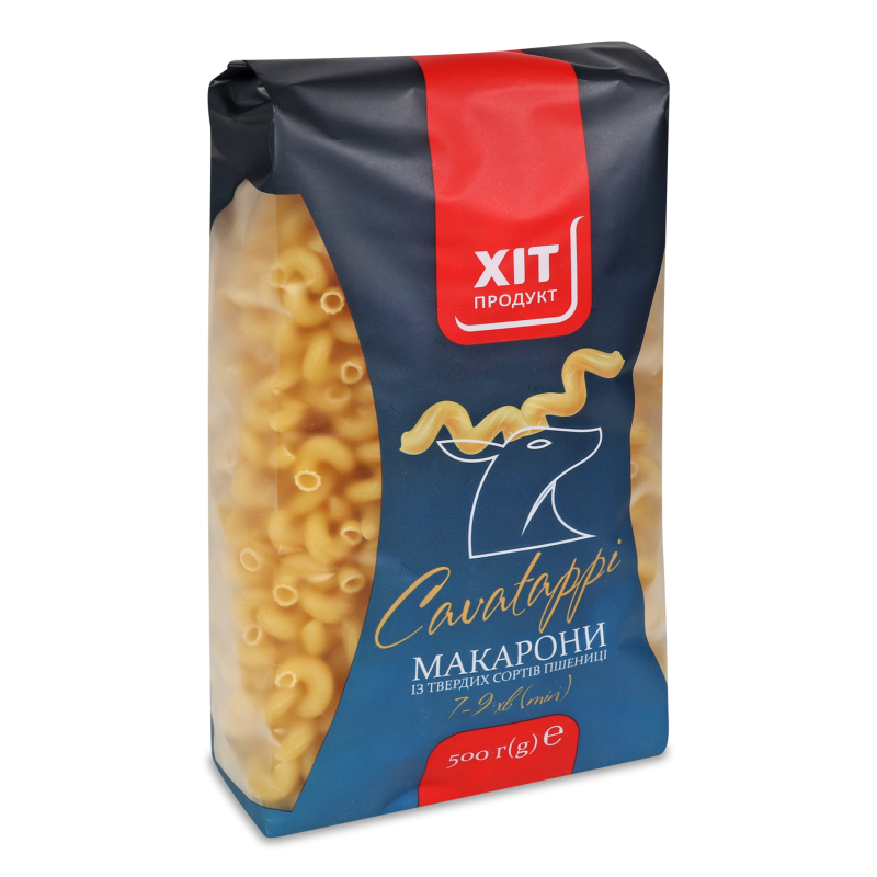 Вироби макаронні Cavatappi 500г Хіт продукт
