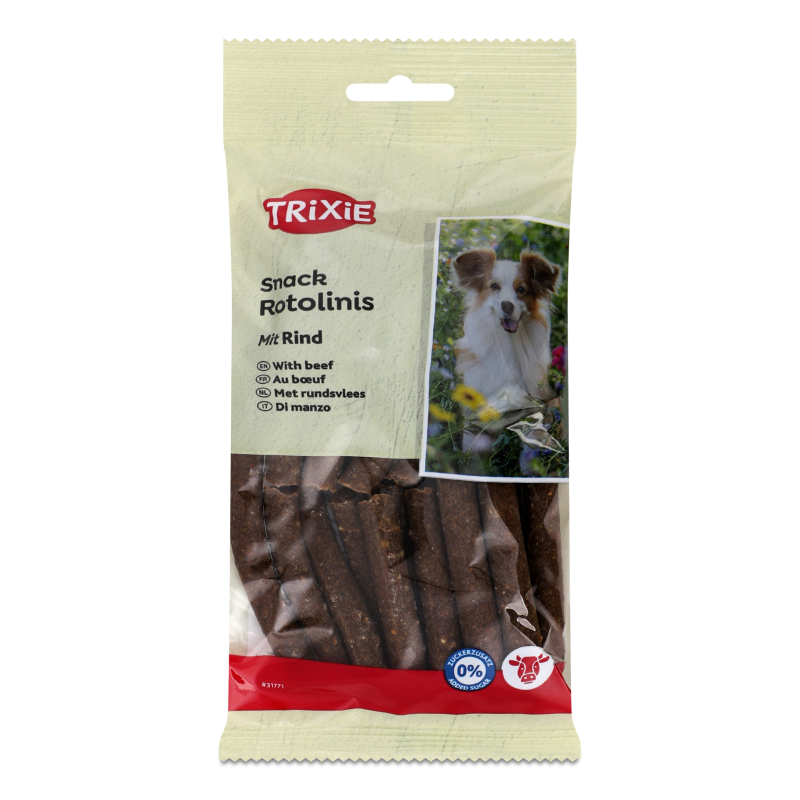 Ласощі д/собак Ротолініс Софт Снек з яловичиною 120г Тріксі