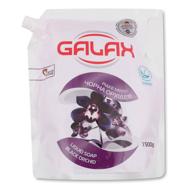Мило рідке Чорна орхідея 1500г д/п Галакс