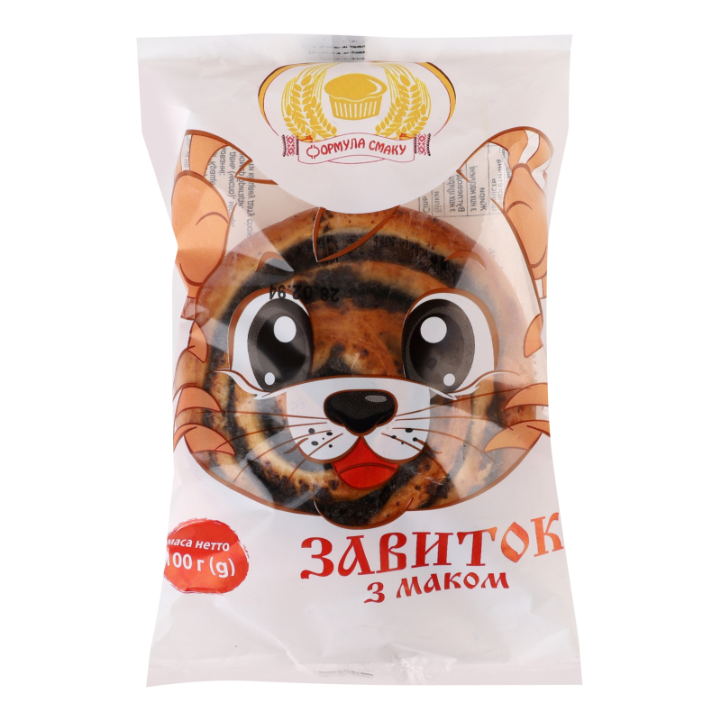 Булочка Завиток з маком Формула смаку м/у