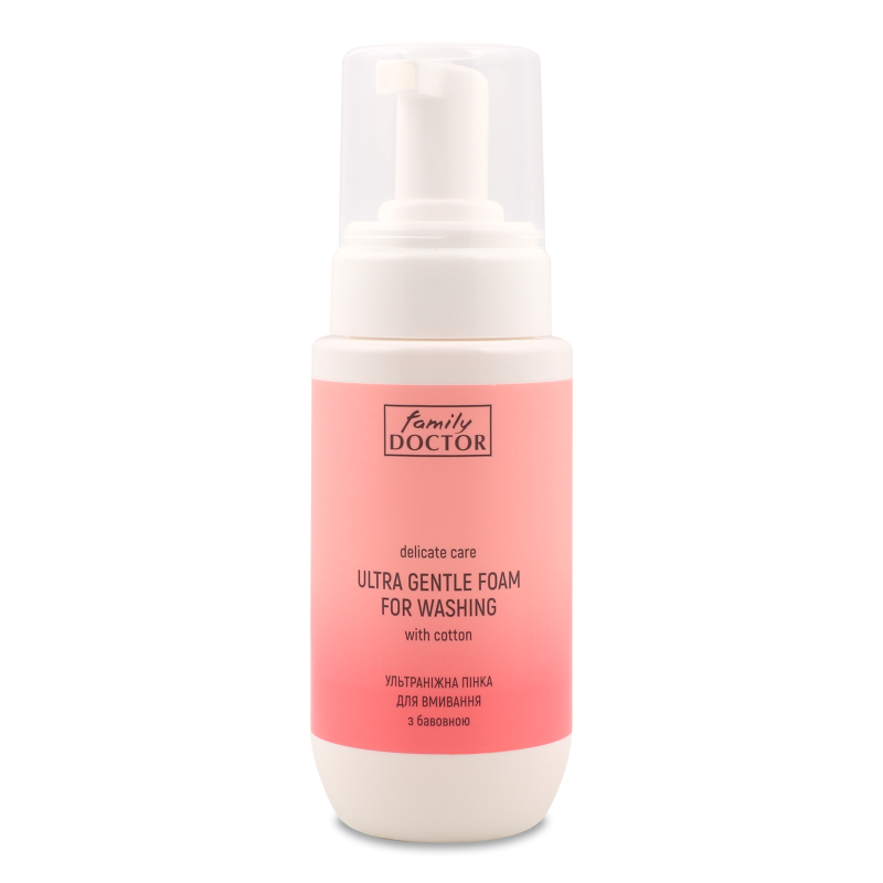 Пінка д/вмивання Delicate care з бавовною 200мл Family Doctor