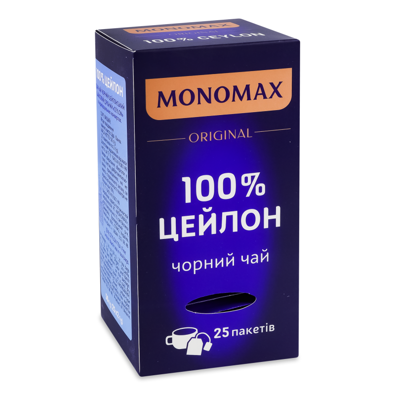 Чай Original 100% Ceylon чорний 25*2г Monomax