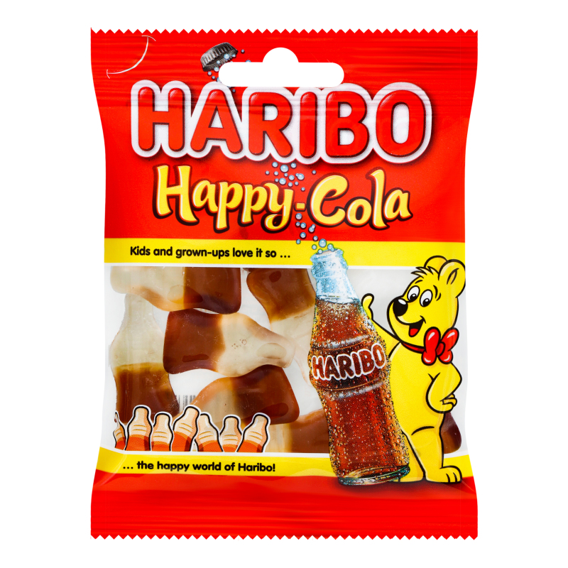 Цукерки желейні неглазуровані Happy-Cola Haribo м/у