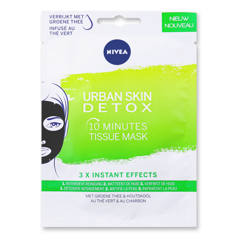 Маска д/обличчя Детокс шкіри тканинна Nivea