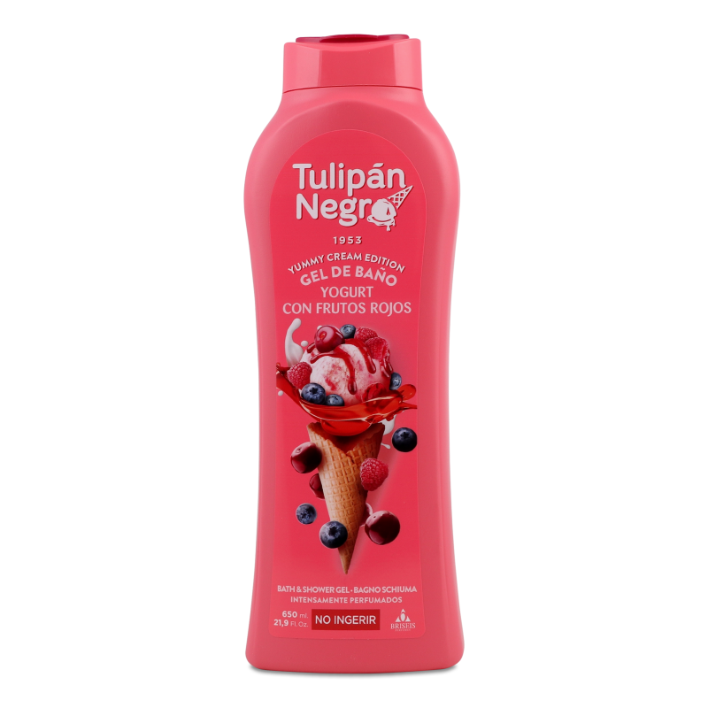 Гель д/душу Yummy Cream Ягідний йогурт 650мл Tulipan Negro