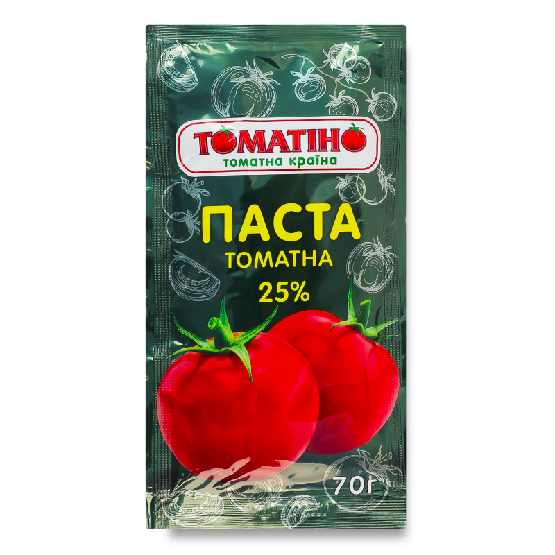 Паста томатна 25% 70г саше Томатіно