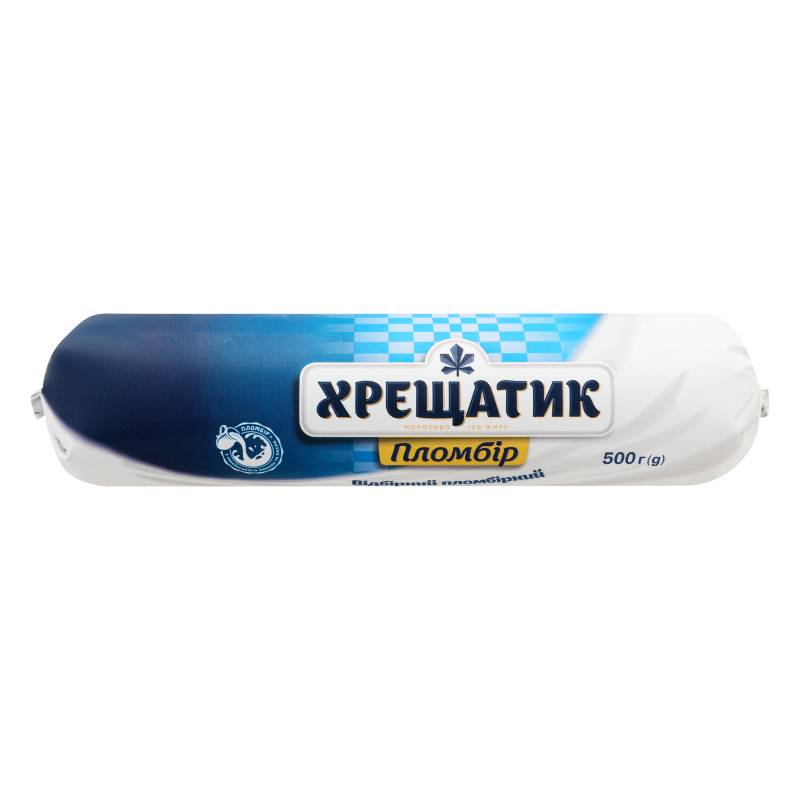 Мороженое крещатик пломбир цилиндр 500г (4823009203601)