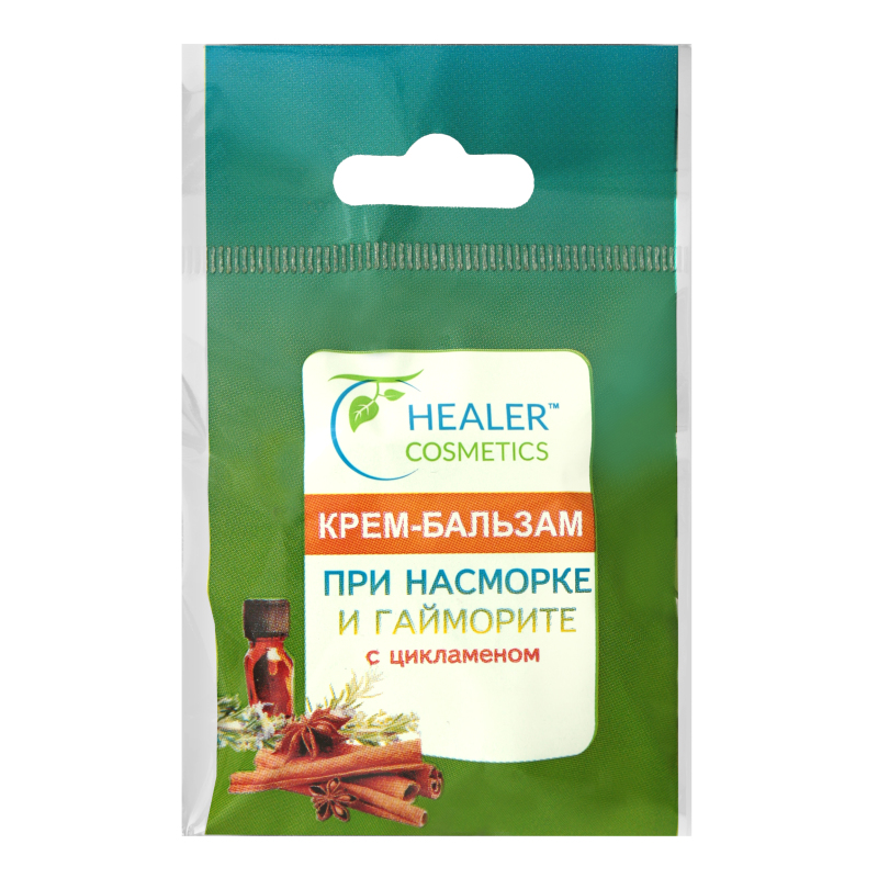 Крем-бальзам при насморке и гайморите Healer Cosmetics 10г Healer ...
