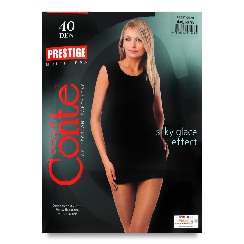 Колготи жіночі Престиж неро 40ден р.4 Конте елегант