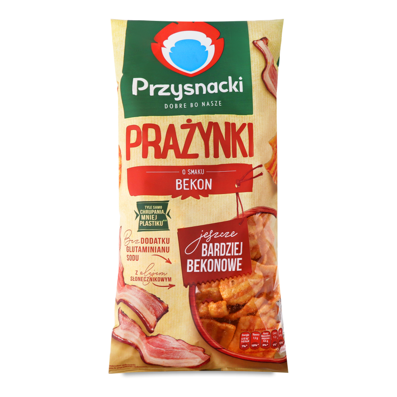 Снеки картопляно-пшеничні з смаком бекону 120г Пржиснацькі