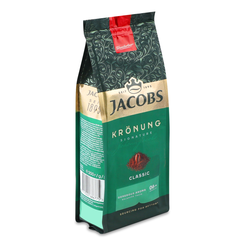 Кава Кронунг Класік мелена смажена 200г м/у Якобз