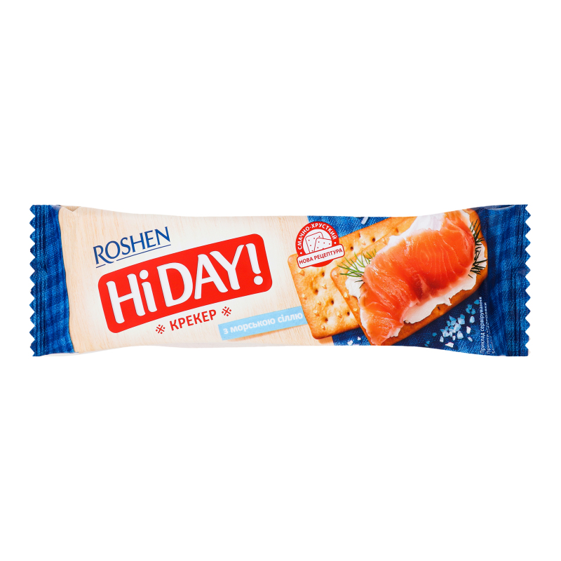 Крекер з морською сіллю Hi day! Roshen м/у