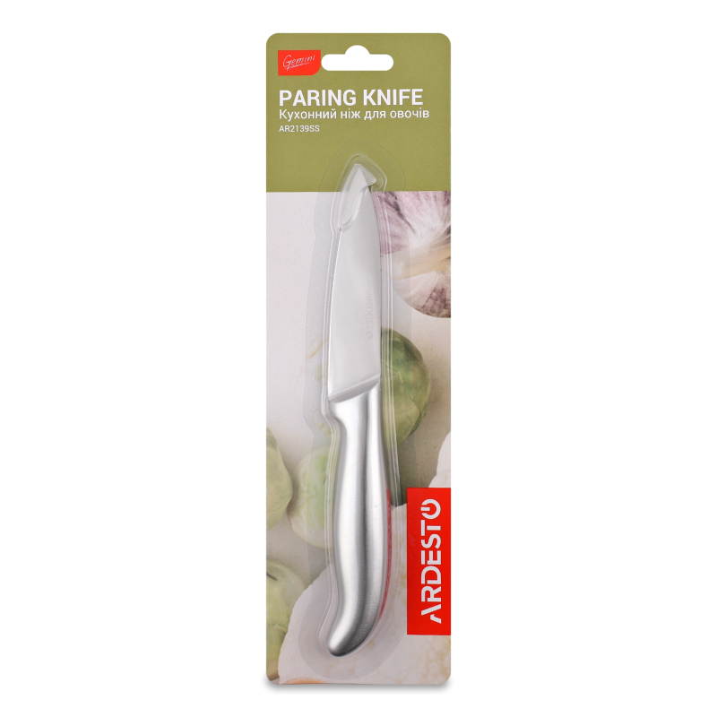 Ніж д/чищення овочів Gemini нержавіюча сталь 21см Ardesto