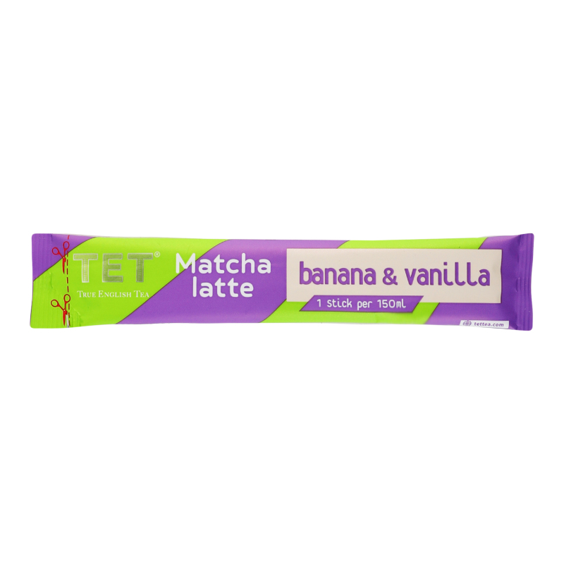Напиток на основе зеленого чая Banana&Vanilla Matcha latte ТЕТ м/у