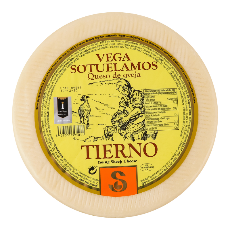 Сир 55% овечий Tierno Vega Sotuelamos кг