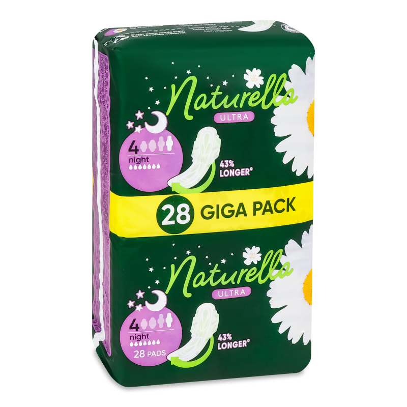 Прокладки гігієнічні Ultra night ароматизовані 28шт Naturella