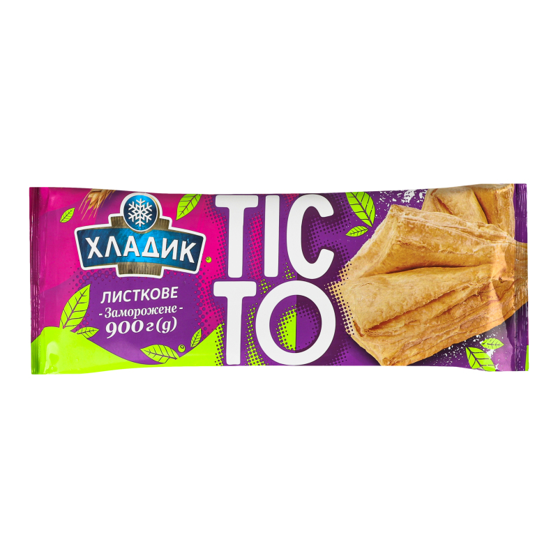 Тісто заморожене листкове Хладик м/у
