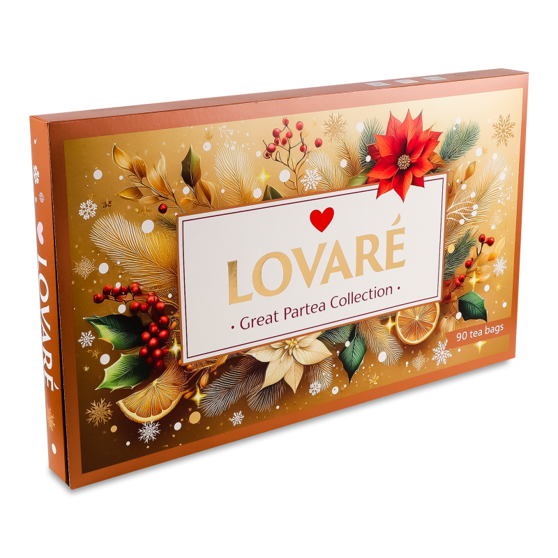 Набір Колекція чаїв Great Partea 18видів 90пакетів Lovare