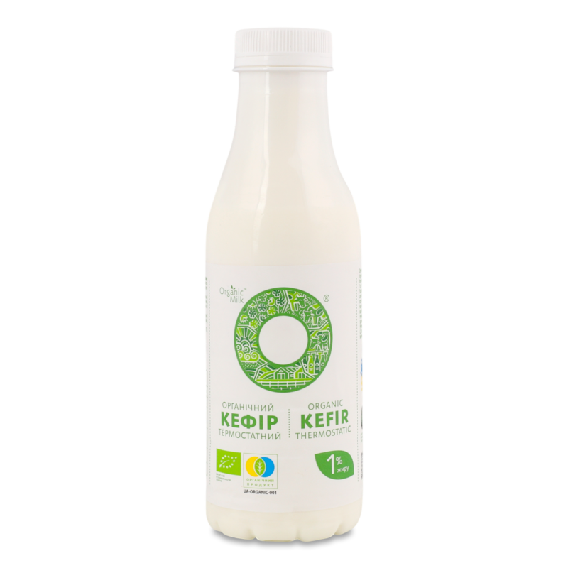 Кефір органічний термостатний 1% 450г пет Organic Milk