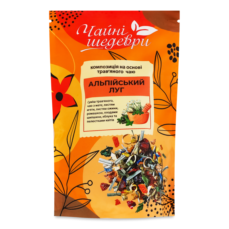 Суміш на основі трав’яного чаю Альпійський луг 50г д/п Чайні шедеври