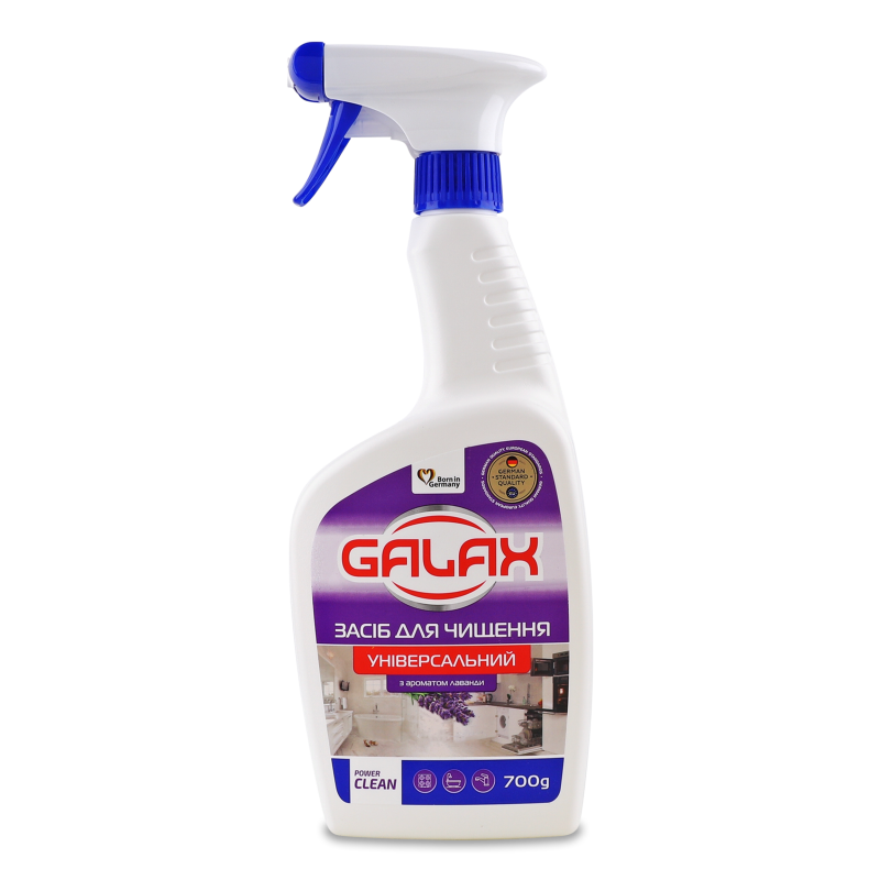 Засіб д/чищення PowerClean універсальний з ароматом лаванди 700г Galax