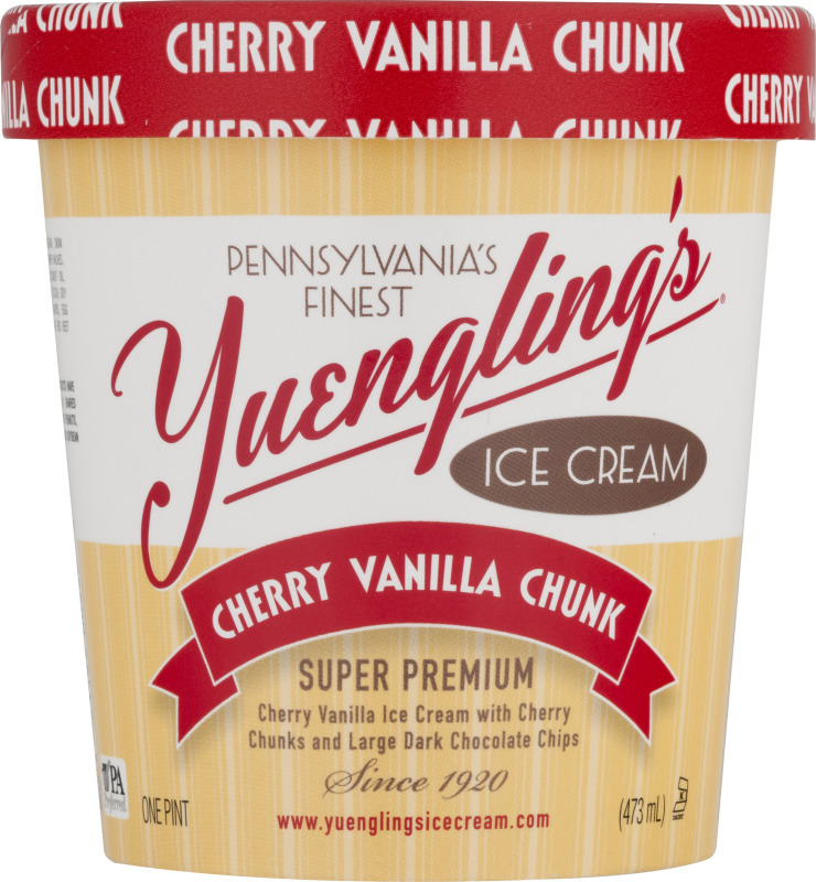Yuengling's Ice Cream Cherry Vanilla Chunk Yuengling's Ice Cream