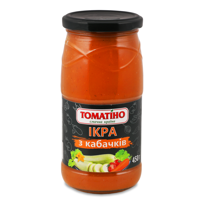 Ікра з кабачків 450г твіст/б Томатіно