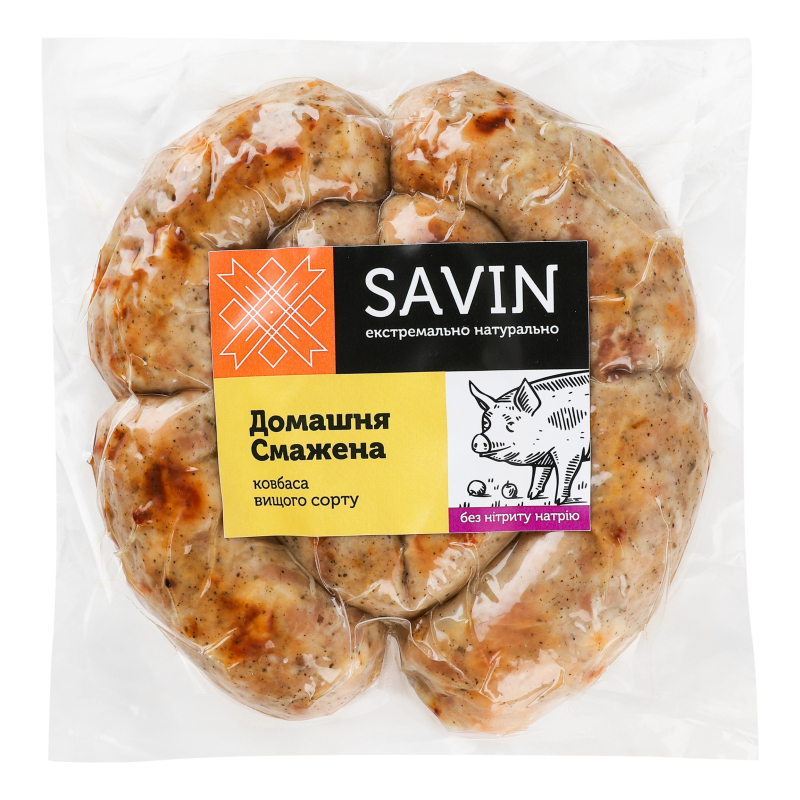 Ковбаса смажена Домашня Savin кг