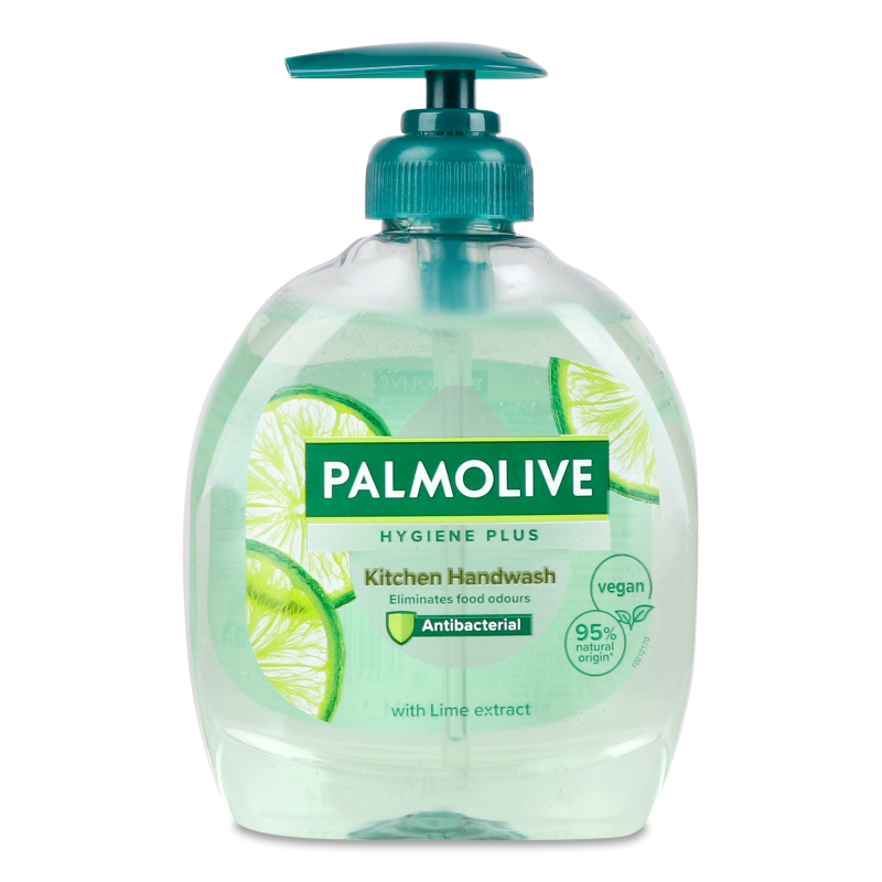 Мило рідке Hygiene Plus Kitchen Lime 300мл з дозатором Palmolive