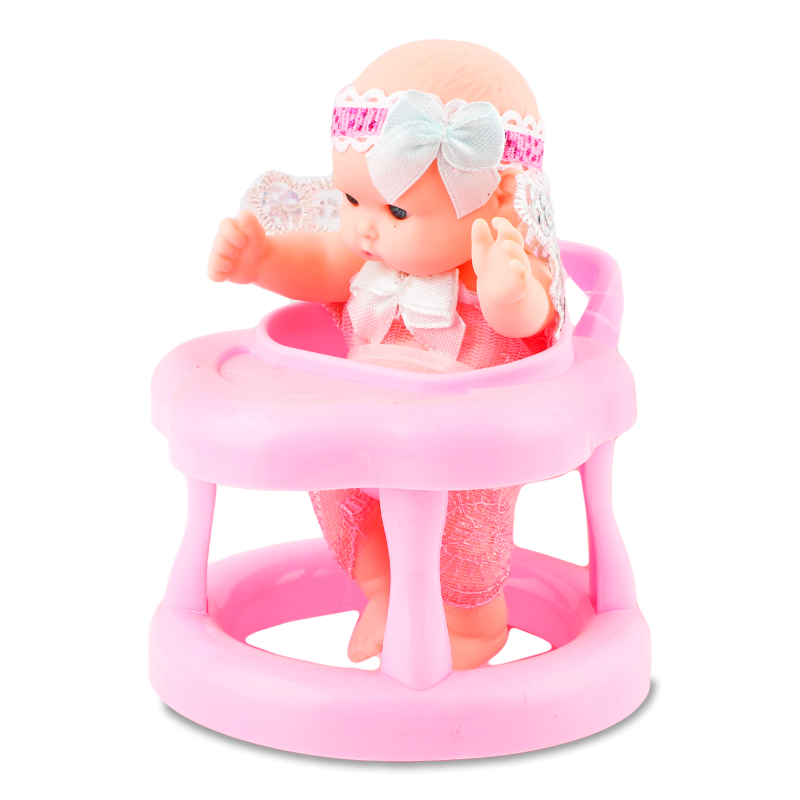Іграшка Пупс Бейбі в ходунках 13см в асортименті VA304173