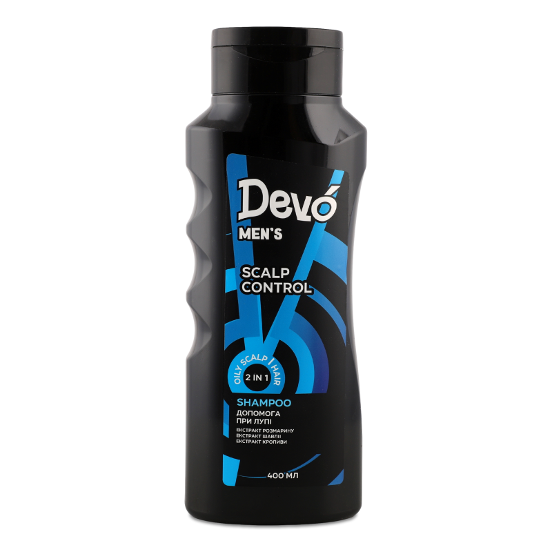 Шампунь 2в1 Scalp control 400мл Devo Men’s