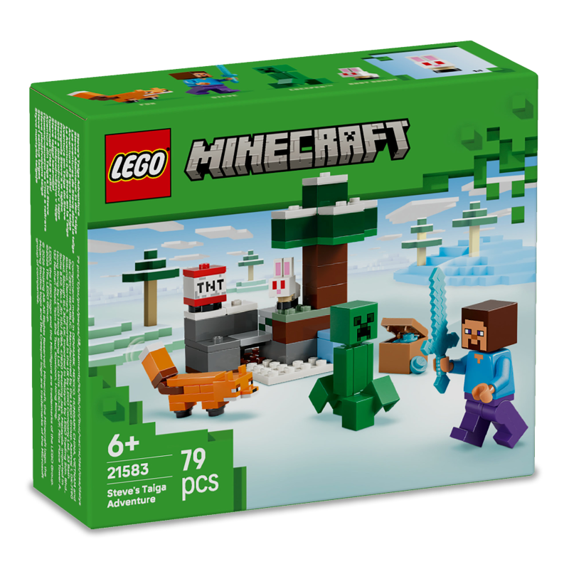 Конструктор Minecraft Пригоди Стіва в тайзі Lego