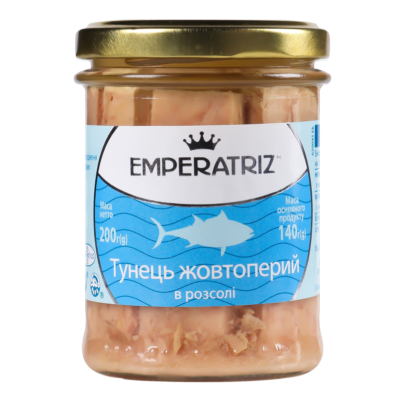 Тунець жовтоперий у розсолі Emperatriz с/б